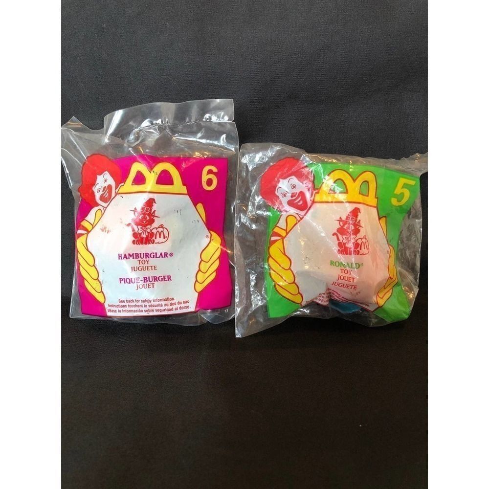Vintage 1998 McDonald's Halloween Toys